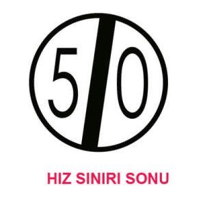 Hız sınırı sonu