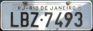 Brezilya plaka kodu