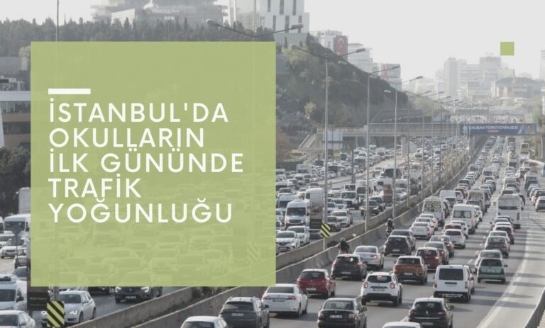 İstanbul’da Okulların İlk Gününde Trafik Yoğunluğu